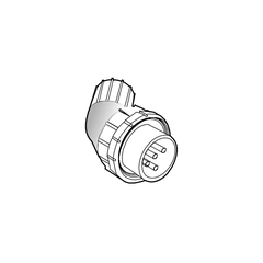 Phích Cắm 3 Pha Thẳng 4 Cực 500V 16A Vanlock 56P416
