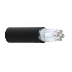 Cáp Điện Lực Hạ Thế Có Giáp Bảo Vệ 3 Lõi Pha+1 Lõi Đất, Ruột Nhôm, Cách Điện XLPE, Giáp Băng Thép Bảo Vệ, Vỏ Bọc PVC Cadivi AXV/DSTA-3x185+1x120-0,6/1kV