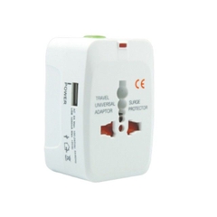 Ổ Cắm Du Lịch MPE TA3, 3 Dạng Phích Cắm, 1 Cái/Hộp, 100 Cái/Thùng
