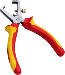 Dipped Wire Stripping Pliers, IN506A-06, 170mm, WEDO, Insulated Steel