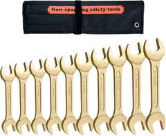 Double Open End Wrench Set, WEDO, Non-Sparking, Al-Br, ALA Series, 9pcs-13pcs
