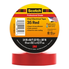 Băng Keo Điện Vinyl 3M™ Scotch® 35, Đỏ