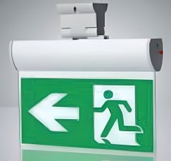 Đèn Exit DALI Duy Trì Một Mặt/Hai Mặt Gắn Nổi Tường/Trần, IP20, 3 Giờ Finder PF 9001