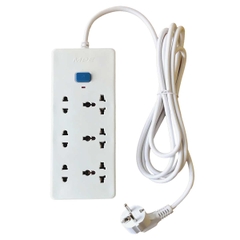 Ổ Cắm Di Động 250V MPE AM6S, Chiều Dài Dây 3m, 1 Cái/Túi, 15 Cái/Thùng