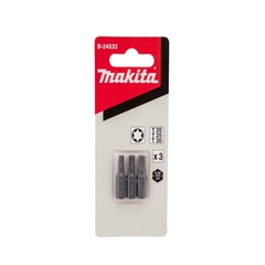 T20 T25 T30-25mm Bộ Mũi Vặn Vít Makita B-24533, 3 Cái/bộ