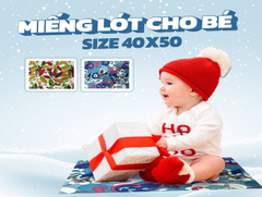 Tấm Lót Chống Thấm Đa Năng Cho Bé Sơ Sinh KAWAII, 50x40cm, 3 Miếng / Bịch, Cherry