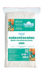 Khăn Khô Đa Năng KAWAII, 13x18cm, 300 Tờ / Bịch, Trắng