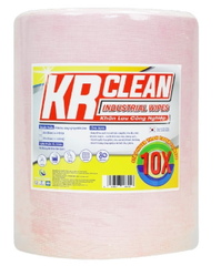 Khăn Lau Công Nghiệp KRClean, 30x30cm, 280 Tờ / Cuộn, Hồng