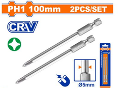 Bộ 2 Mũi Vít Bake Nối Dài Ph1x100mm WADFOW