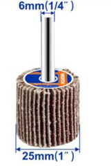Nhám Trụ WADFOW WYW2504 25x6mm – Hạt 120#