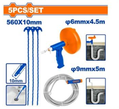Bộ 5 Món Dụng Cụ Thông Tắc Đường Ống WADFOW