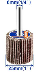 Nhám Trụ WADFOW WYW2502 25x6mm – Hạt 60#
