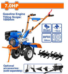 Máy Xới Đất Chạy Xăng 7.0hp Giật Nổ WADFOW