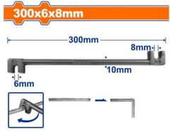 Vam Càng Cua Uốn Sắt 6x8mm WADFOW