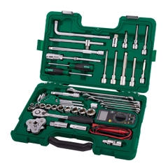 Bộ Dụng Cụ Cầm Tay Sửa Chữa Ô Tô Set 49 Món SATA 09508