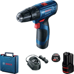 Máy Bắn Vít BOSCH GSB 120-LI GEN II/ 06019G81L1 (1 Pin + Sạc 3 Chấu + Phụ kiện)