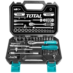 Bộ Đầu Tuýp 1/4 Inch 45 Chi Tiết Total THT141451