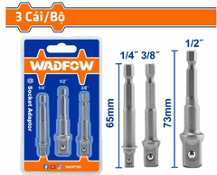 Bộ 3 Đầu Chuyển Đầu Tuýp WADFOW WSV4K01