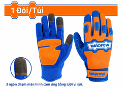 Găng Tay Cơ Khí Xl (3 Ngón Chạm Cảm Ứng) WADFOW WMG1E03