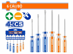 Bộ 6 Tua Vít Dẹp & Bake WADFOW WSS3206