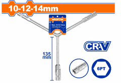 Tay Vặn Chữ Y Đầu Lục Giác 10-12-14mm WADFOW