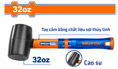 Búa Cao Su Đen 900g WADFOW