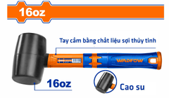 Búa Cao Su Đen 220g WADFOW