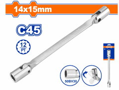 Cờ Lê 2 Đầu Tuýp Lắc Léo 14x15mm WADFOW