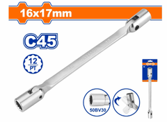 Cờ Lê 2 Đầu Tuýp Lắc Léo 16x17mm WADFOW