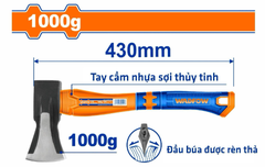 Búa Rìu Cao Cấp 1000g WADFOW