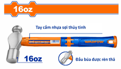 Búa Đầu Tròn 450g WADFOW