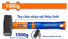 Búa Tạ Đầu Vuông 1500g WADFOW