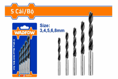 Bộ 5 Mũi Khoan Gỗ WADFOW WSJ3K01