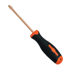 Slotted Screwdriver, WEDO, Non-Sparking, Be-Cu, BE260 Series, 50x3mm-450x13mm