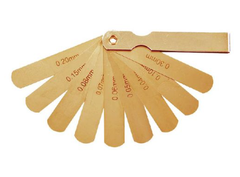 Filler Gauge, BR319-1002, Brass, 0.05-1.0mm, WEDO, Non-Sparking