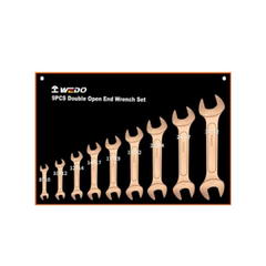 Double Open End Wrench Set, WEDO, Non-Sparking, Be-Cu, BEA Series, 9pcs-13pcs