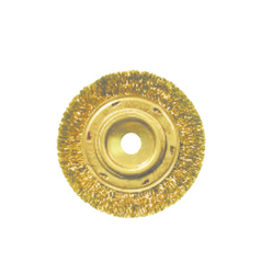 Wheel Brush,,knot Wire, BR289-1002, Brass, Φ125x15mm, WEDO, Non-Sparking