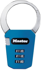 Móc Cài Khóa Vali, Túi Xách Và Dây Ràng Vali Master Lock 1550EURDCOL, Màu Đen, Xanh Dương, Hồng, Xanh Lá Cây