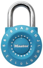 Khóa Tủ Locker Master Lock 1590EURD, Màu Xanh Dương, Hồng, Xanh Lá Cây, Đen
