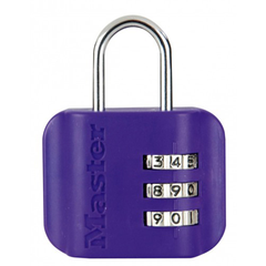 Khóa Vali, Túi Xách Mở Số Master Lock 4670EURDCOL, Màu Xanh Dương, Hồng, Xanh Lá Cây, Tím