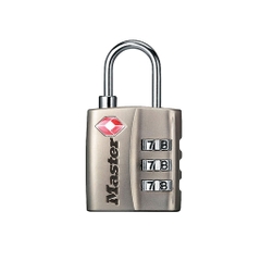 Khóa Vali, Túi Xách Có Logo TSA Master Lock 4680EURDNKL, Màu Nikel