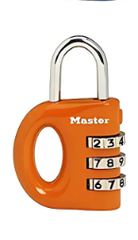 Khóa Vali, Túi Xách Mở Số Master Lock 633EURT, Màu Xanh Dương, Hồng, Xanh Lá Cây, Cam