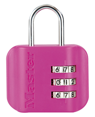 Khóa Vali, Túi Xách Mở Số Master Lock 4670EURDCOL, Màu Xanh Dương, Hồng, Xanh Lá Cây, Tím
