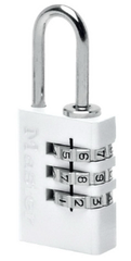 Khóa Vali, Túi Xách Mở Số Master Lock 7620EURDWHI, Màu Trắng