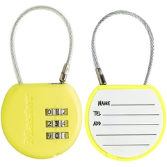 Khóa Vali, Túi Xách Mở Số Master Lock 4671EURDCOL, Màu Xanh Dương, Hồng, Xanh Lá Cây, Vàng, Cam