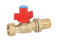 Van Bi Đồng Hồ Tay Đồng Khớp Nối Tĩnh MIHA - PN 16, DN 15