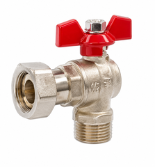 Van Góc Không Van 1 Chiều Đồng Mạ Niken MIHA - PN 16, DN 15