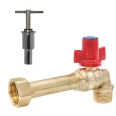 Van Góc Không Van 1 Chiều Đồng Mạ Niken MIHA - PN 16 LOẠI 7D, DN 15