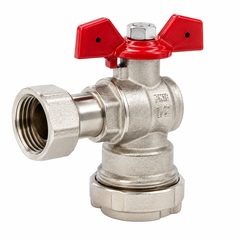 Van Góc Liên Hợp Không Van 1C Đồng Mạ Niken MIHA - PN 16, DN 15