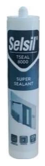 Selsil Tseal 8000 Super Sealant - Chất Trám Đa Dụng T8000 Gốc Acrylic Và Silicone, 300ml, Trắng, 25 Chai/Thùng